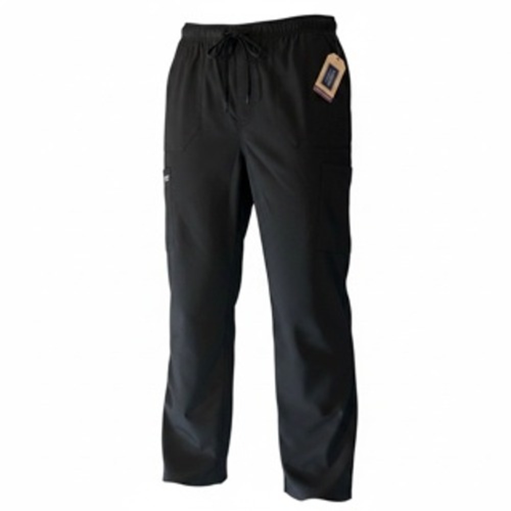 Cherokee Workwear Professionals Mens Black Scrub Pants WW190 Large NWT